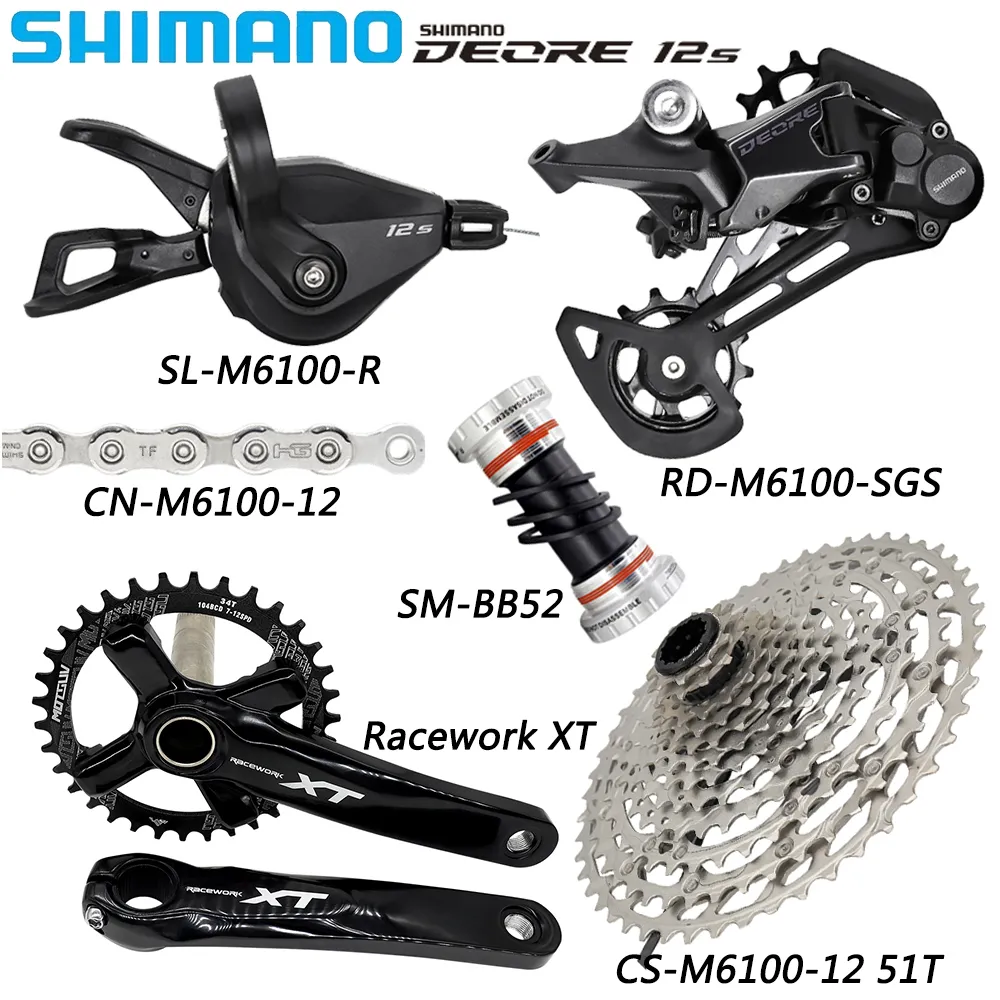 Deore M6100 Shimano Xt 12 Speed Upgrade Kit Shimano DEORE XT Di2