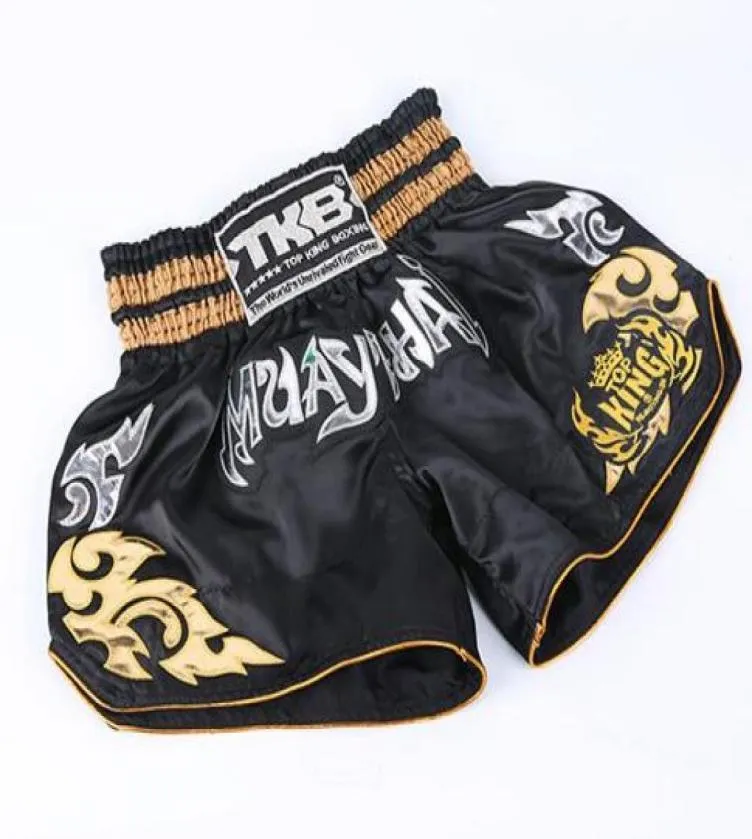 Men de boxe Pantalons imprimés shorts Kickboxing Fight Fracling Short Tiger Muay Clothing Sanda2620609