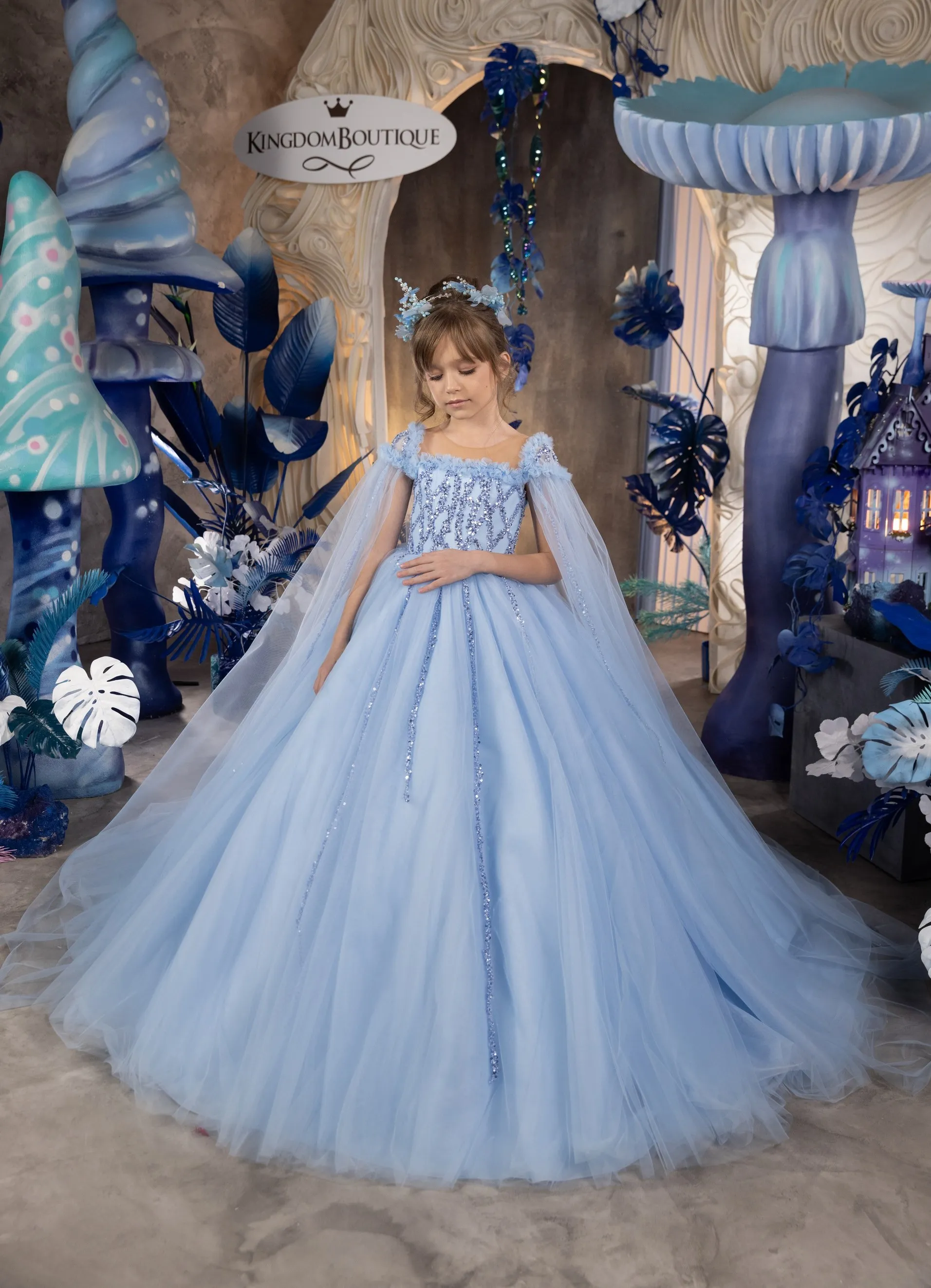 Little Girl A-line Wedding Dresses, Beaded Flower Girl Dresses Little Girl A-line Wedding Dresses, Beaded Flower Girl Dresses
