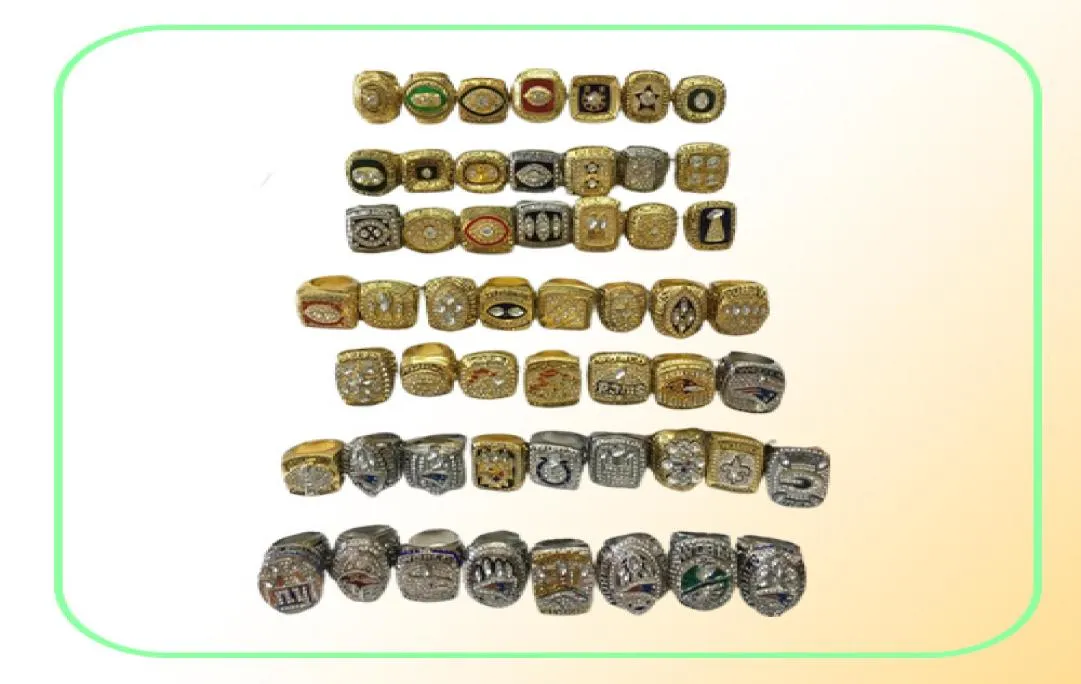 1966–2021 rok Super Bowl American Football M Stones S. Pustevenir Men Men Fan Gift Jewery mogą mieszać M O17892039728286