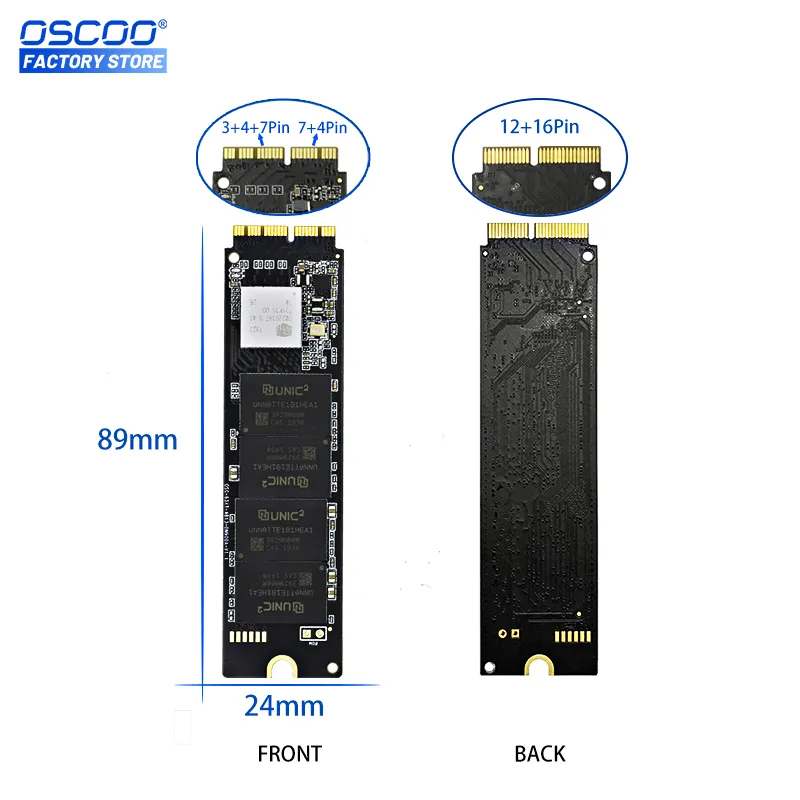 Internal Ssd Macbook Pro Ssd Upgrade OSCOO 1TB/2TB SSD For MacBook