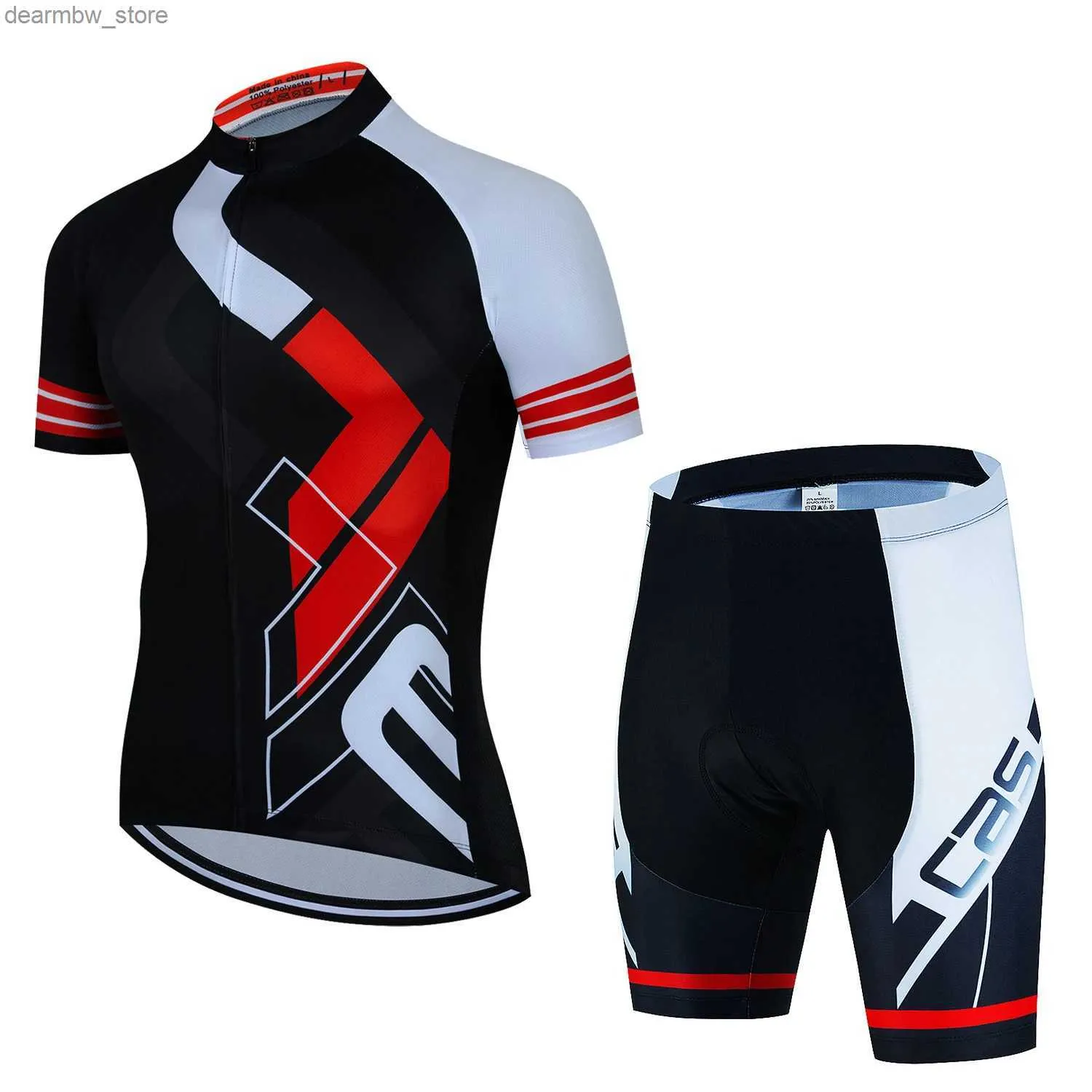 Radsporttrikot setzt neue Pro -Team -Radsporttrikot -Set -Sommer -Radkleidung MTB Bike Kleidung Uniform Maillot Ropa Ciclismo Man Cycling Bicyc Anzug L48