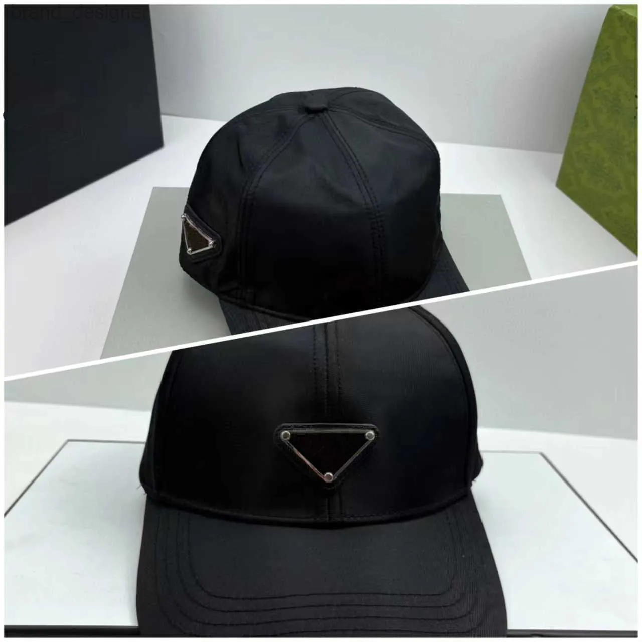 Classic Fashion Mens and Womens Triangle Nylon Baseball Bucket Poldal Bucket High Quality Casual Style