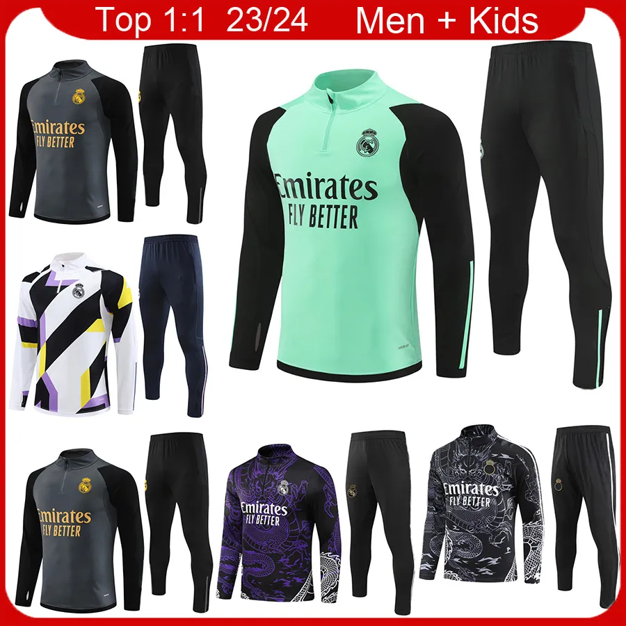 Футбольный костюм Mens Mens Mens Mens 2023 Bellingham Vini Jr Soccer Suit Kid