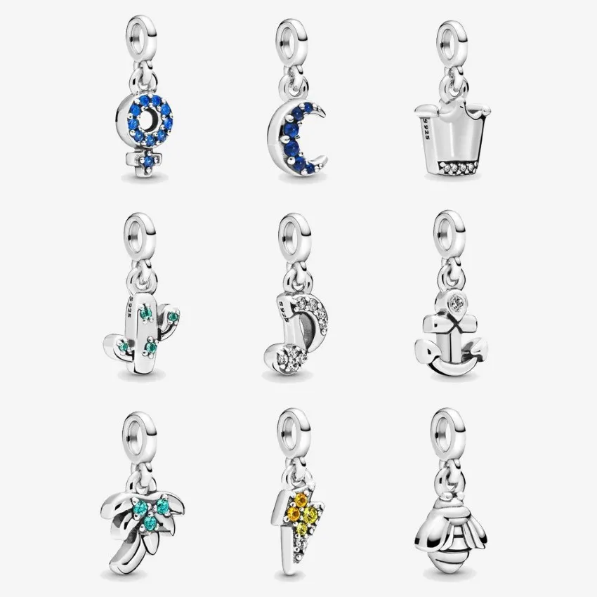 Новые листинги чары 925 Silver My Lucky Hordeshoe grangle charm Fit Original New Me Link Браслет модные украшения аксессуары275T