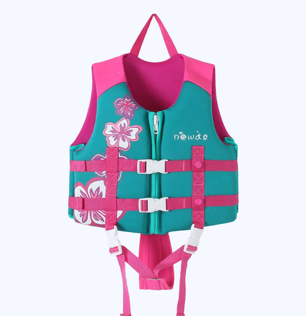 Life Vest Childrens Neoprene Swimming Jacket Safety Vest for Water ...