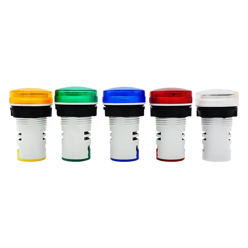 Red Thread Display Timer Mini 22mm Red LED Digital Display Panel Timer Meter 0-999H 0-60M AC220 ...