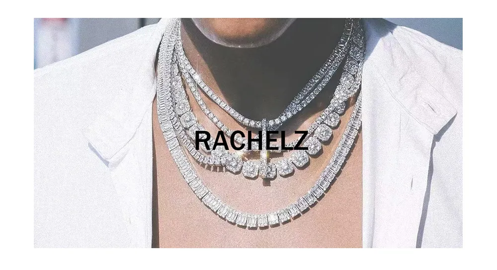 RACHELZ Hip Hop Single Glossy Long Stick Teeth Grillz From