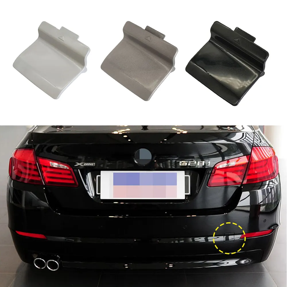 For BMW 5 Series F10 F18 528i 535i 550i Rear Bumper Tow Hook Cover Cap Towing Eye Sedan Accessories 2024