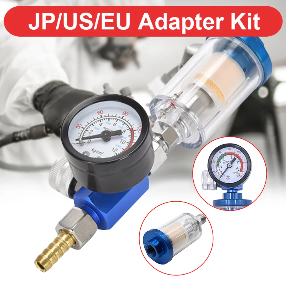 Pair Of Mini Air Filter & Moisture Separators For Spray Guns - 1/4" Inline, 1 Year Warranty 13 thumbnail image