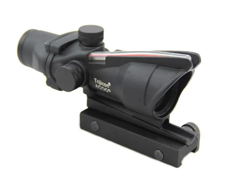 ACOG 1x32 Source de fibre Red Dot Portée avec une fibre réelle tactique Riflescope2813557