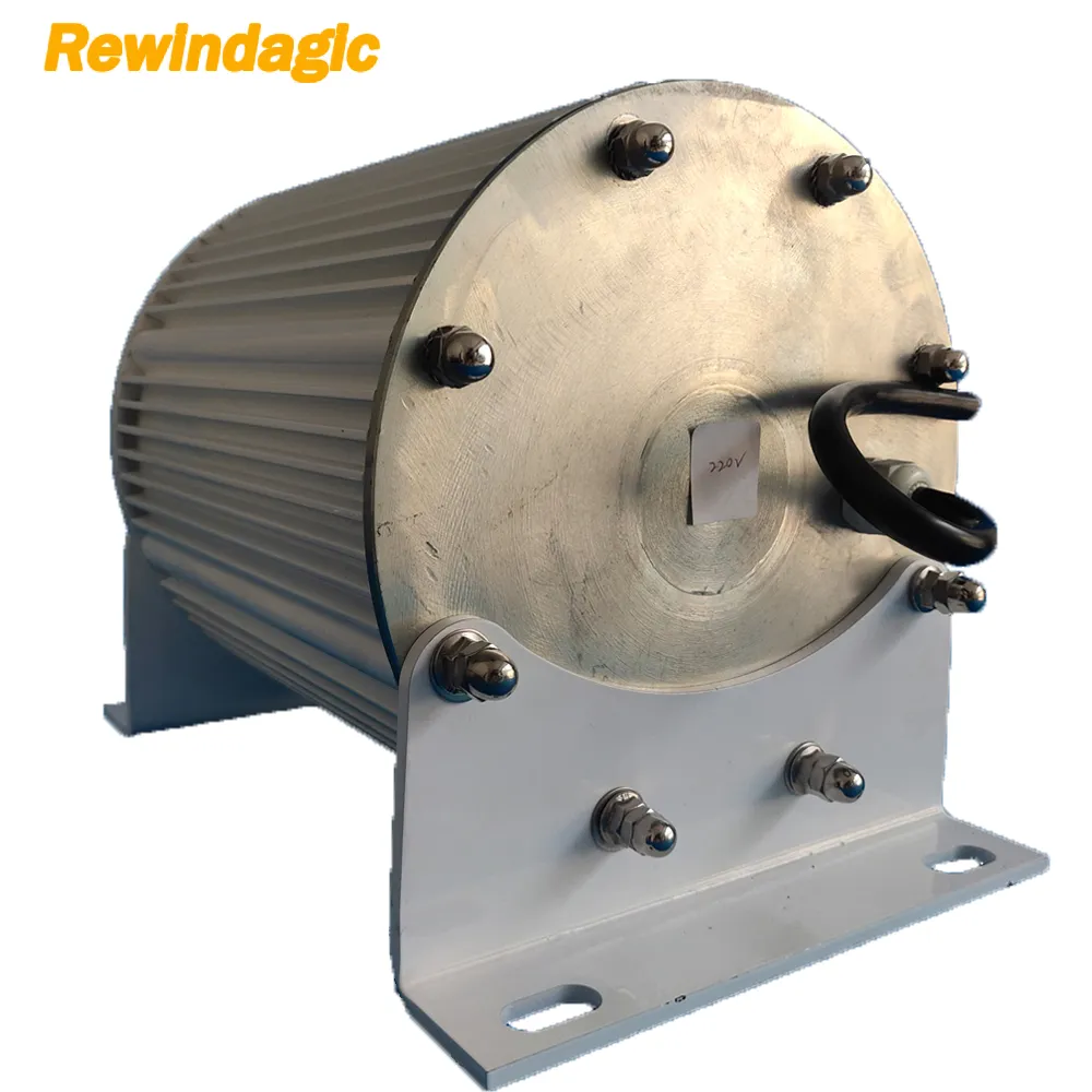 10KW Low Speed Three Phase Permanent Magnet Generator For Wind Power ...