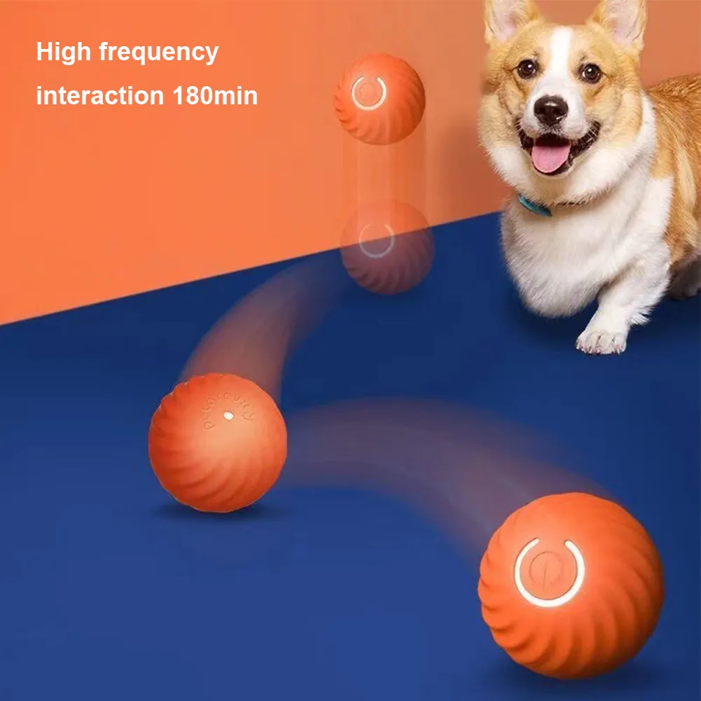 Moving dog ball toy sale