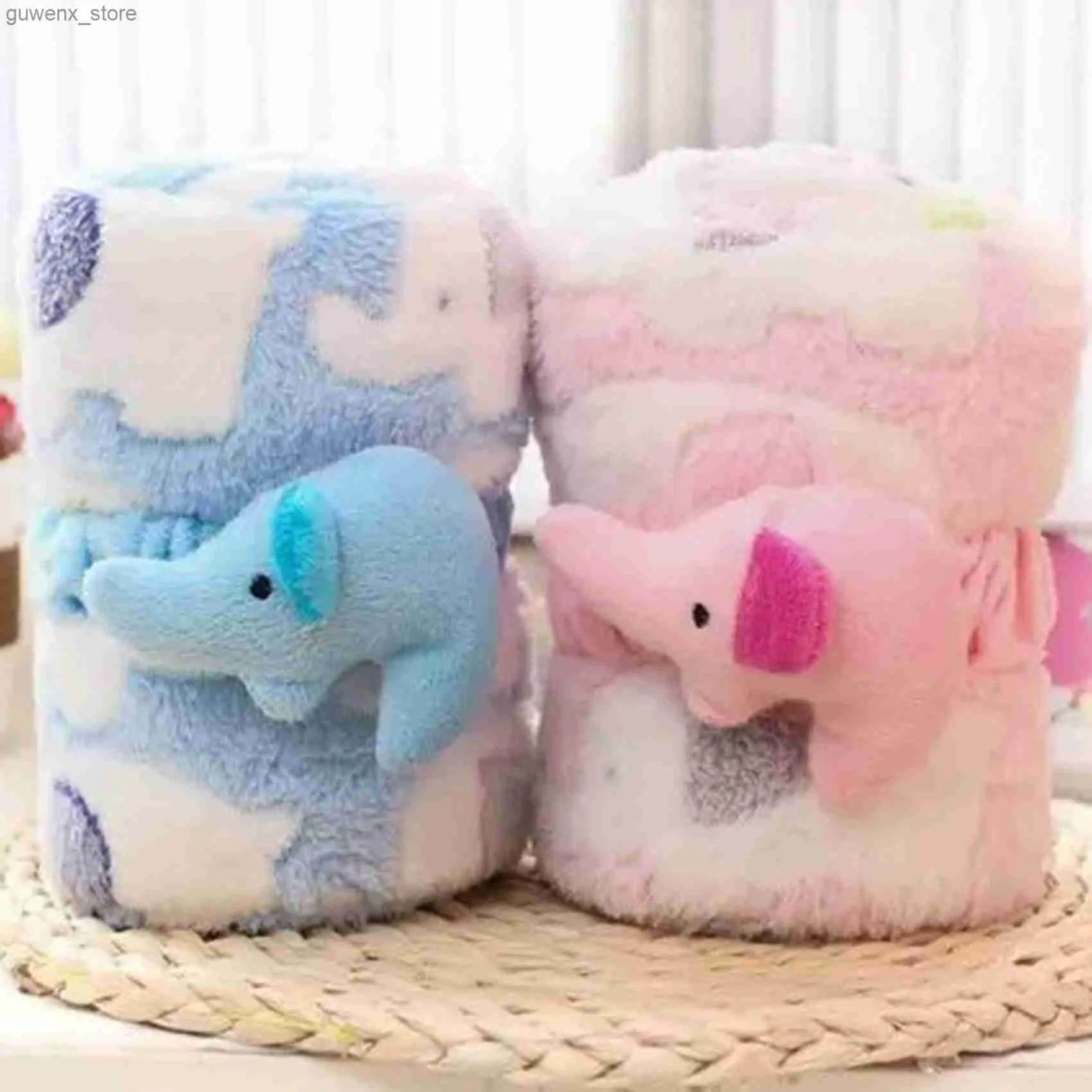 Filtar Swaddling Baby Filt och Swad Nyfödd varm mjuk ullfilt Vinter Solid Bedding Flanell Filt Baby Sängkläder