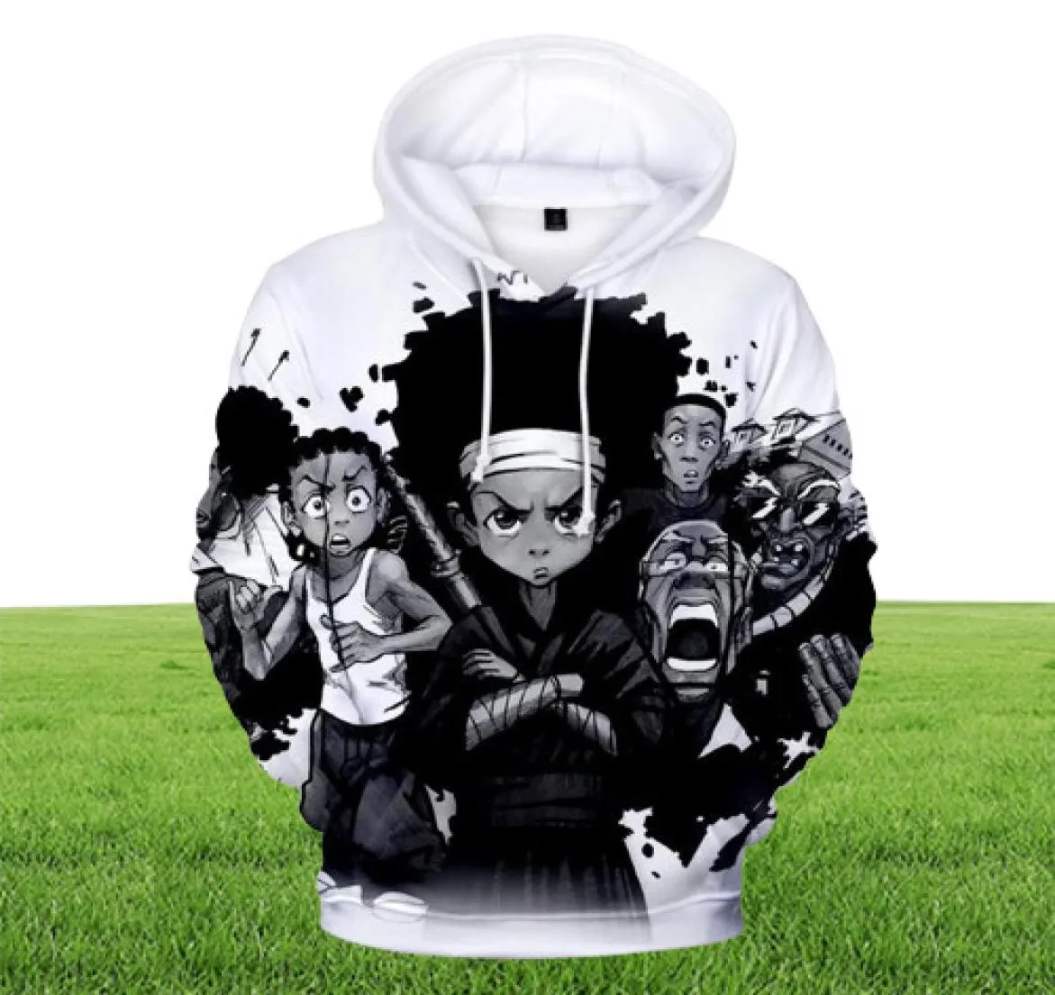 Men039s Situtas Sweins, las sudaderas con capucha boondocks, sudadera 3D de sudadera menosa.