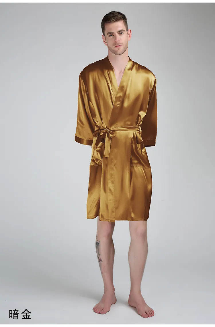 Silk nightgown and robe deals