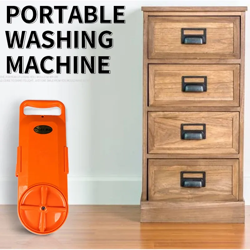 Dispensers GT16AC Portable Mini Washing Machine Low Noise Multiuses Bucket Handheld Washing Machine Dormitory Tvätt Artifakt