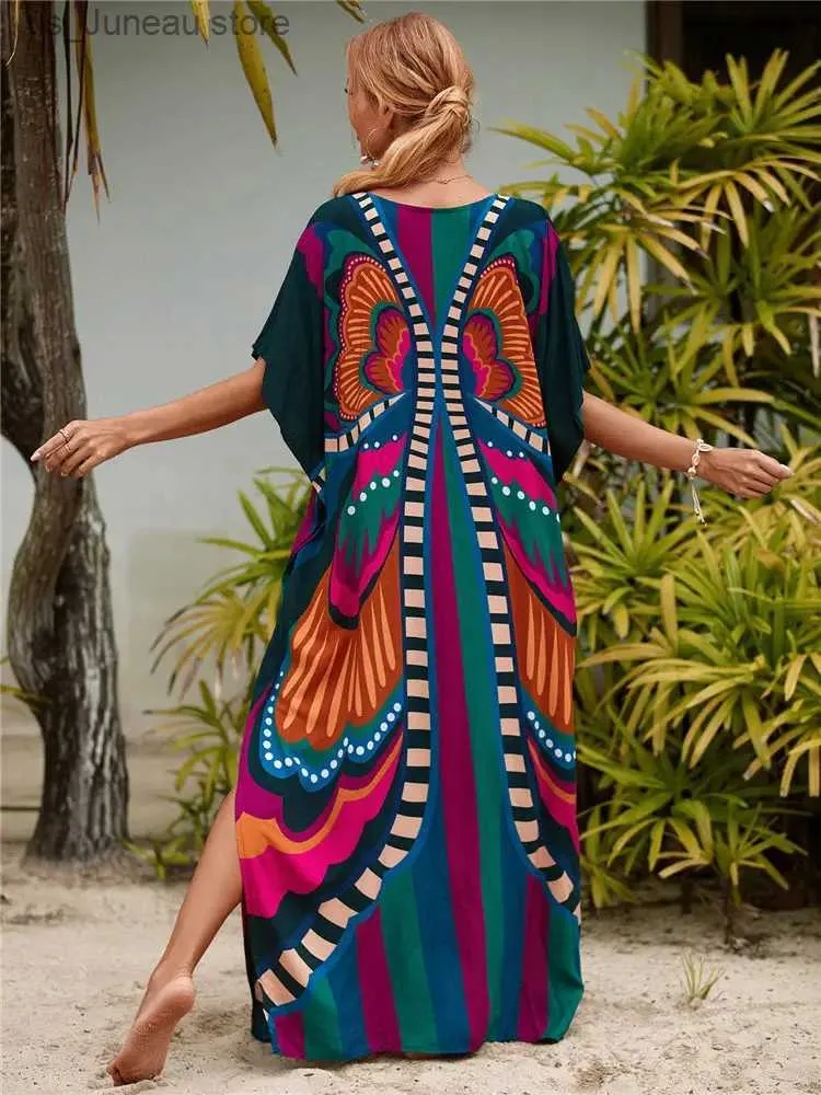 knee length dresses for ladies Destination Cutie Tropical Cutout Slit Maxi Dress main image 0
