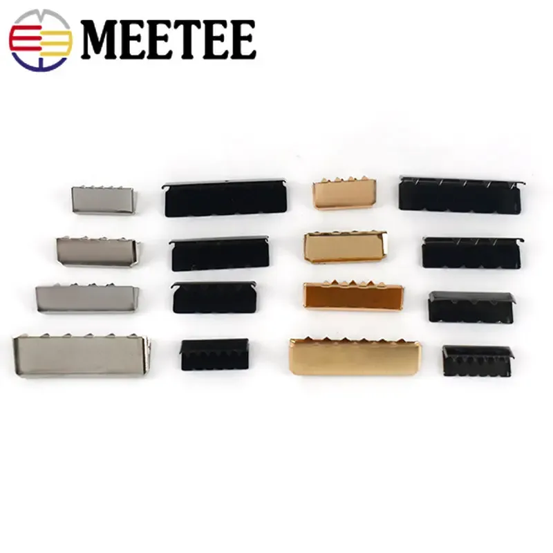 Metalowe klamry Meetee 50pcs do paska do torby Tajemnica