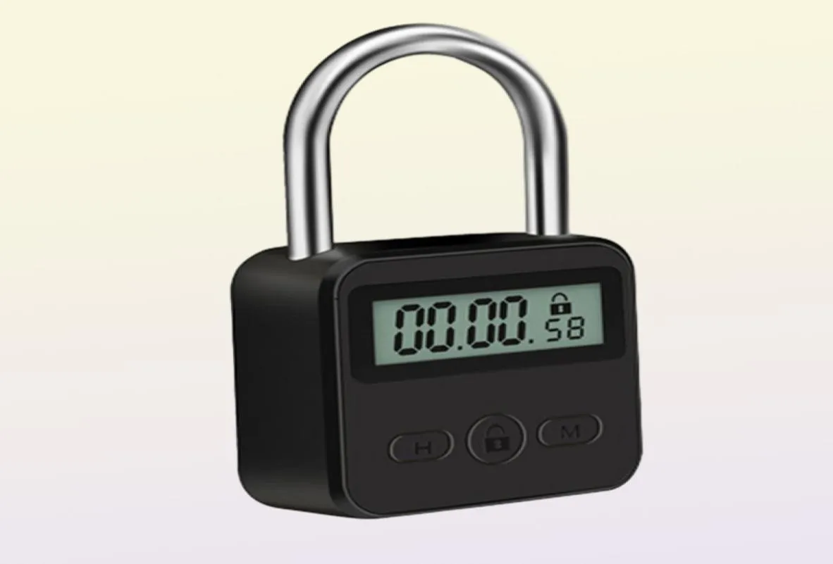 Заблокировать USB ЖК -дисплей Metal Micro Electronic Rechargable Timer Time Out Multifunction Heavy Duty 2207254721332