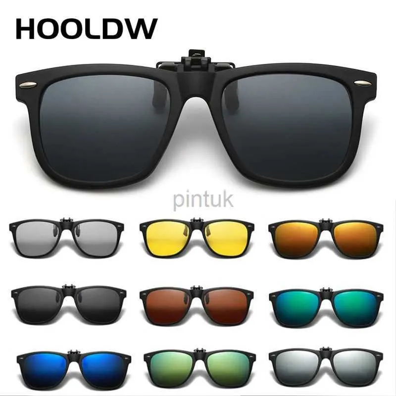 Солнцезащитные очки Новый поляризованный клип TR90 на солнцезащитных очках.