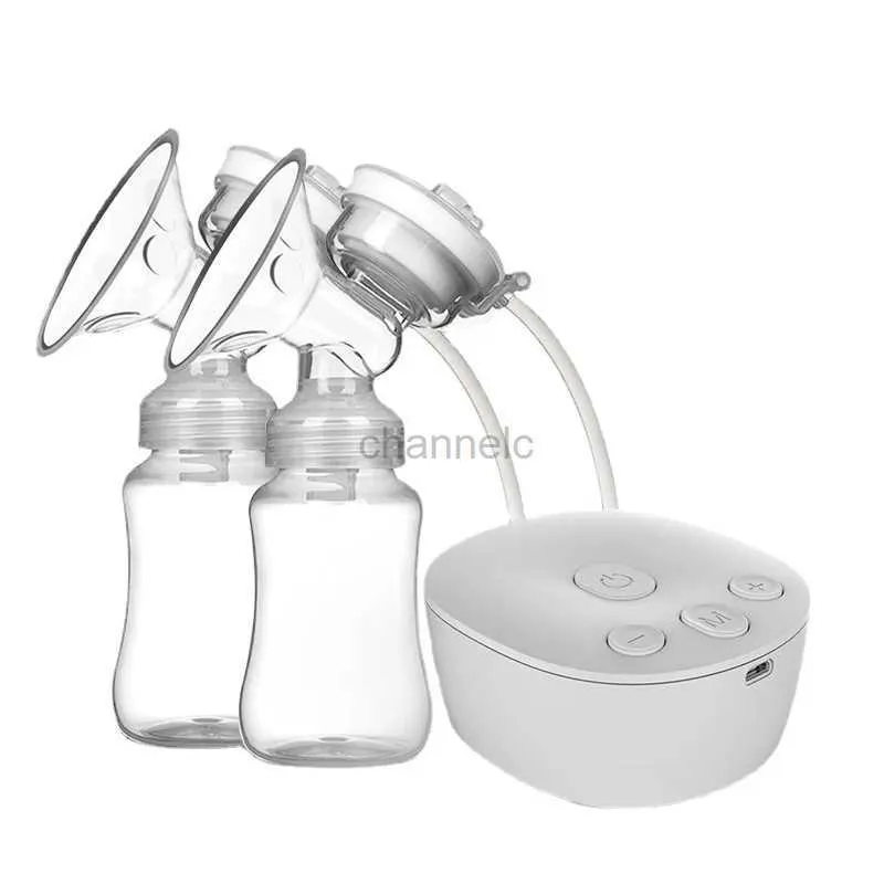 Pumple de lait à double poitrine de laits Pompe à lait gratuite pour allaitement pour allaitement à faible bruit Anti-Backflow Confort Milk Collector BPA-FREE 240413