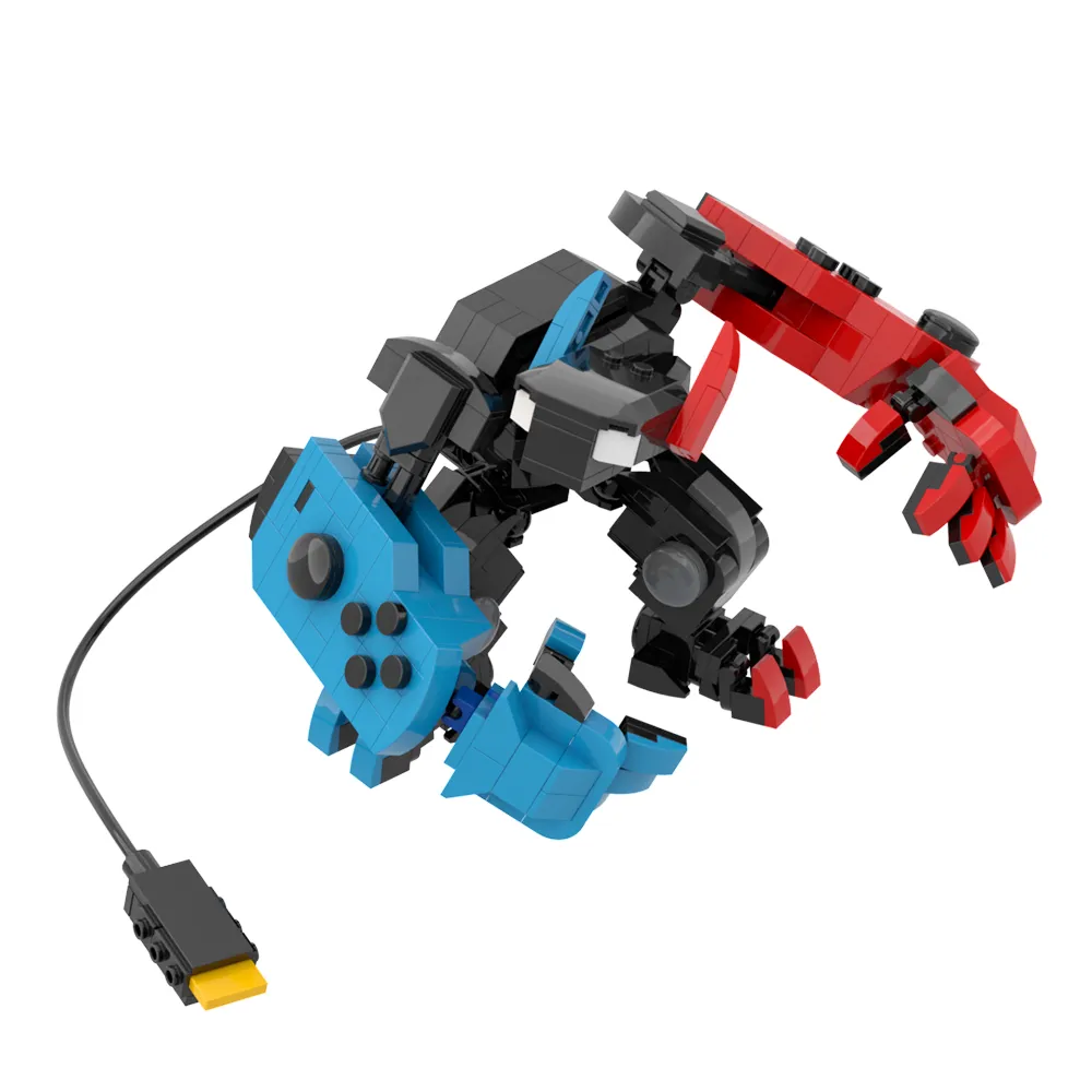 MOC Games Consoles Transformation Mecha Roboter Bausteine