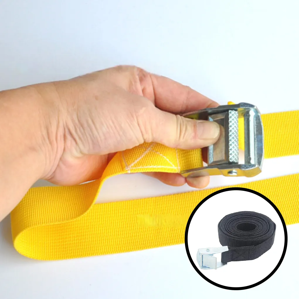 Webbing And Buckles Locking Luggage Strap Heavy Duty Tie Down Belt
