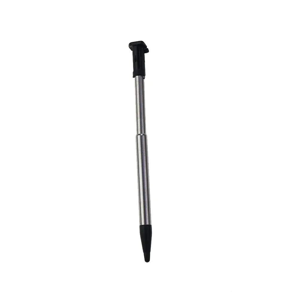 2 stks nieuwe metalen telescopische stylus touch pen voor nieuwe 2DS XL / LL touchscreen vervangende reparatieonderdelen