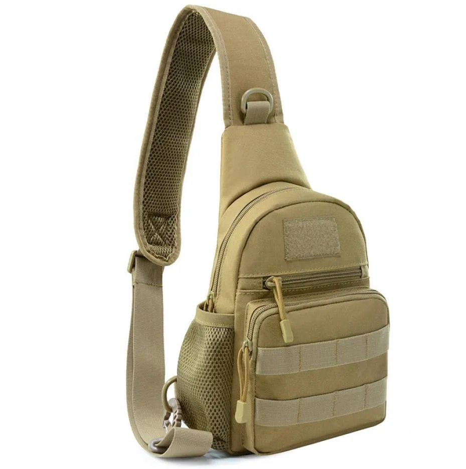 Taktyczny plecak na ramię w klatce piersiowej kamuflaż plecak na zewnątrz pieszki na kemping