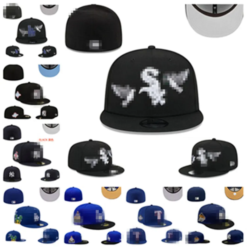 All Team Logo Fitted Hats Snapbacks Ball Designer Classic Embroidery Adult Peak For Men Women Full Stängt 7-8