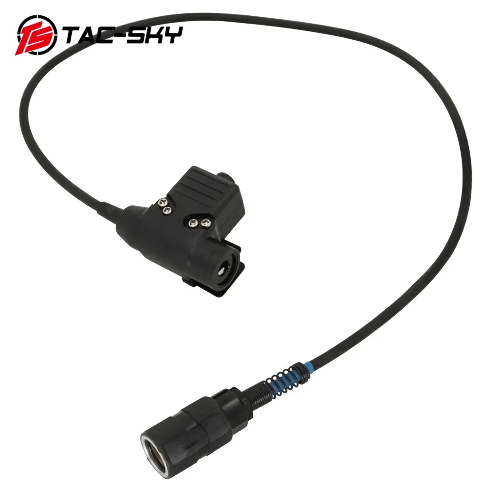 الملحقات Tacsky AN/PRC152/148 Walkietalkie ، 6pin U94 PTT Adapter Cable Military Adapter