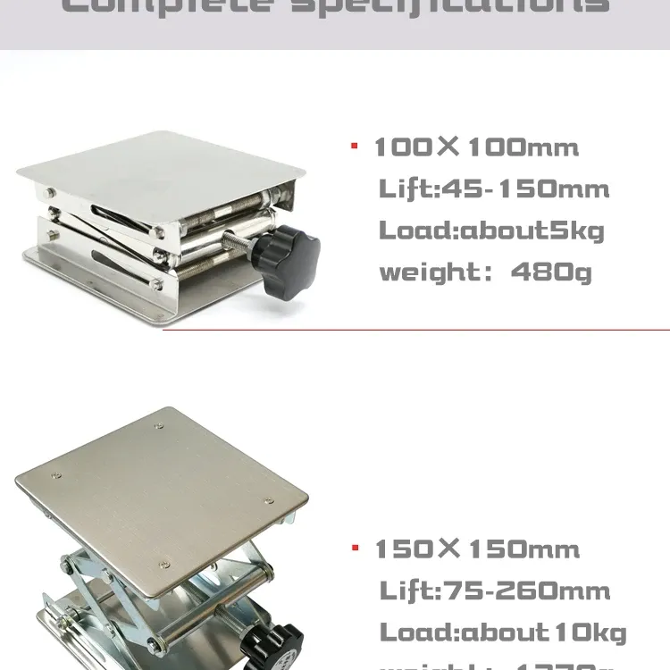 Lab Lifter Manual Elevating Work Platform 200 X 200... From Ddmyearth ...