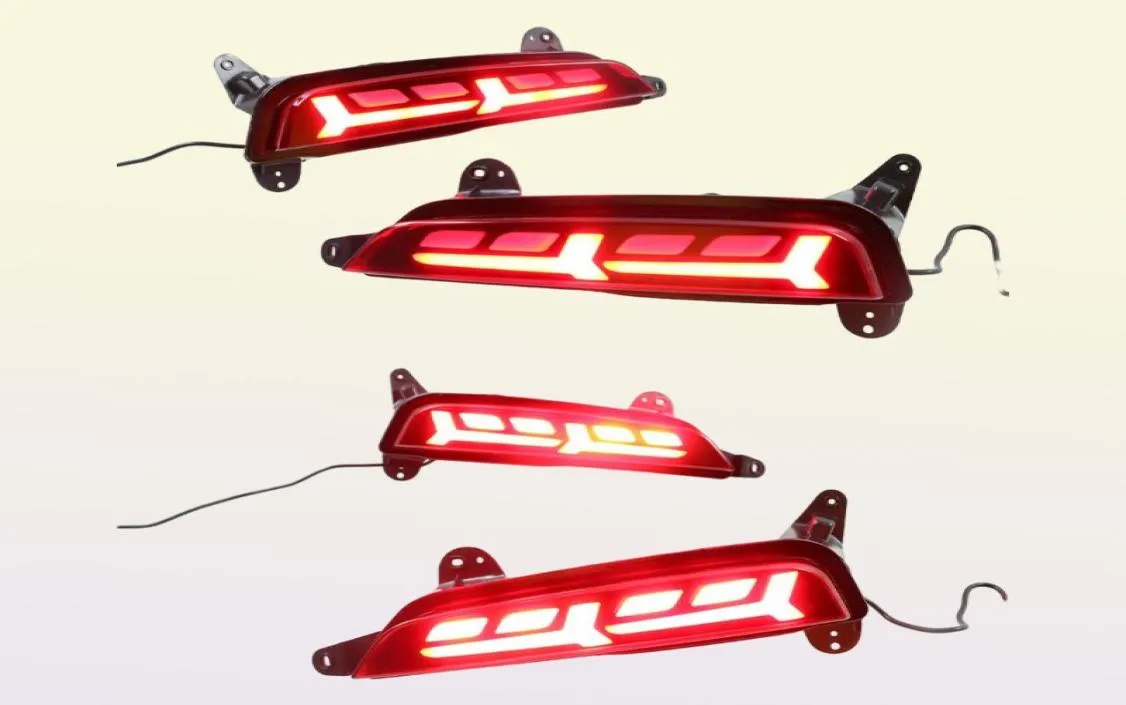 1 SET LED -reflektor Körljus Bromslampor Bakre stötfångare Lampa Turneringsljus för Hyundai Creta IX25 2014 2015 2016 20174606812