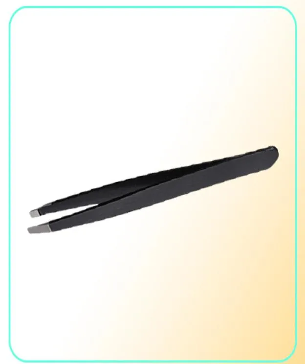 26pcslot High Quality Professional Eyebrow Tweezers Hair Beauty Slanted Stainless Steel Tweezer Tool for Daily Use9591302