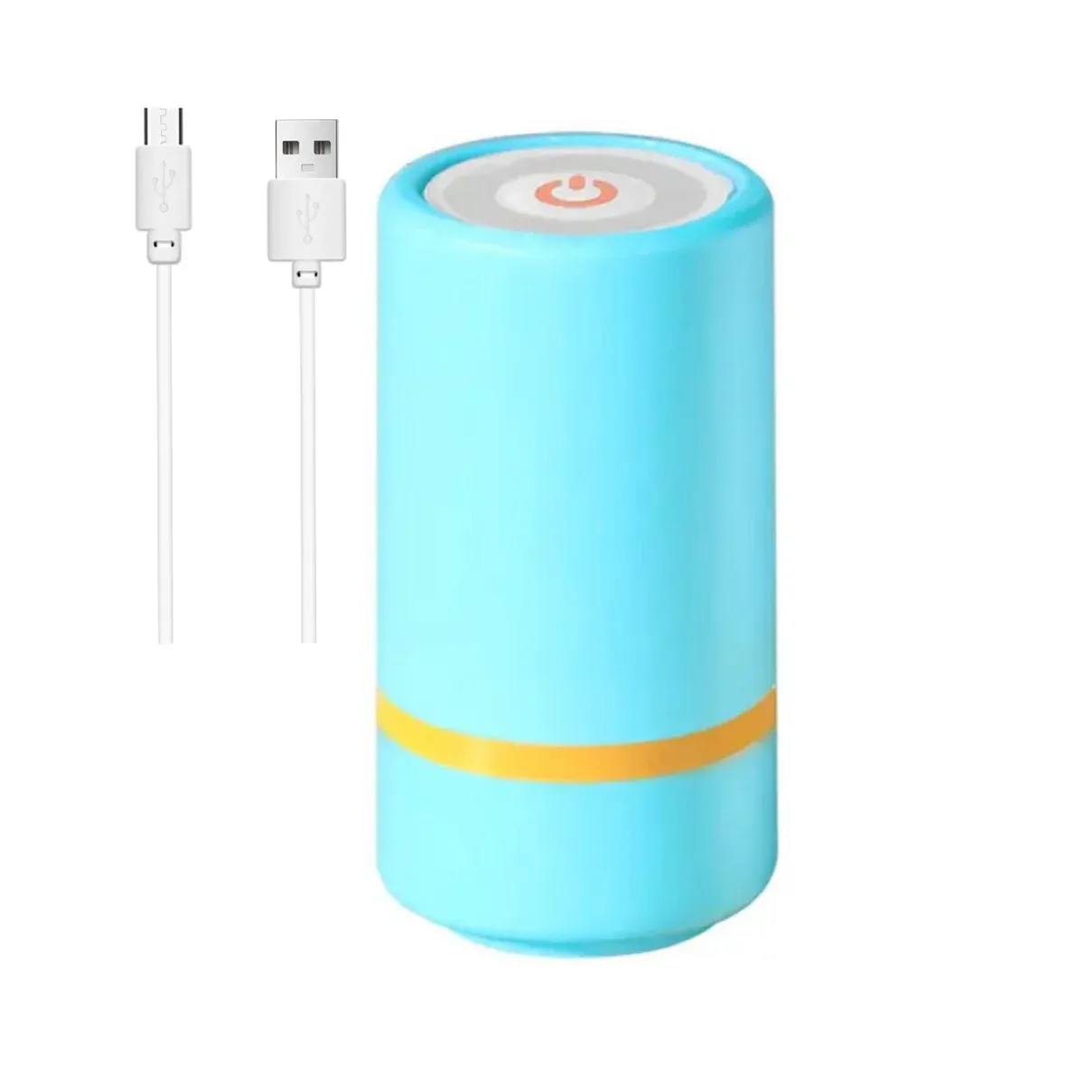 Machine portable usb usb rechargeable manche mini scellant sceller scellant smart small aliment scellant à vide ménage avec 10 sacs bleu