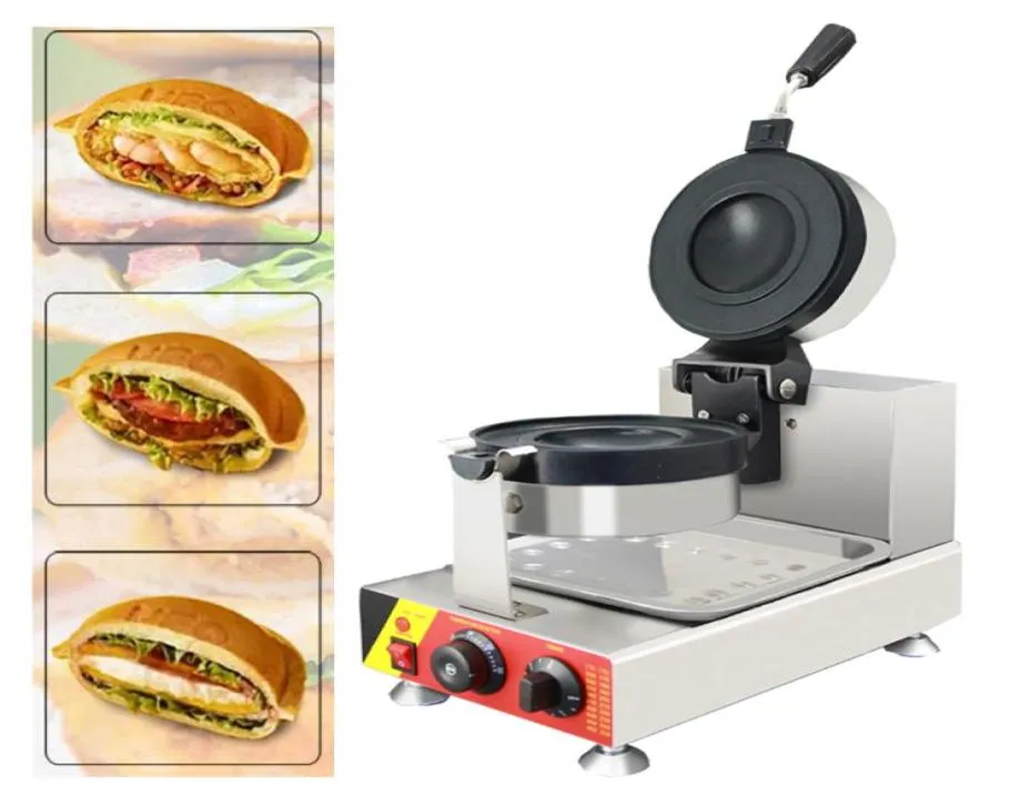 Electric UFO Hamburger Bread Makers Waffle Machine Panini Press Waffle Maker9664134