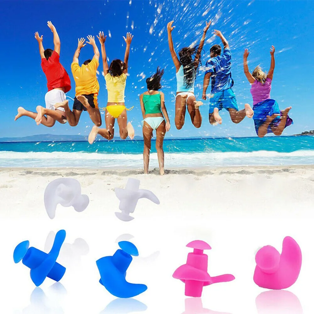 Swimming Earplugs Spiral Design Ergonomic Modeling Soundproof Leakproof ...