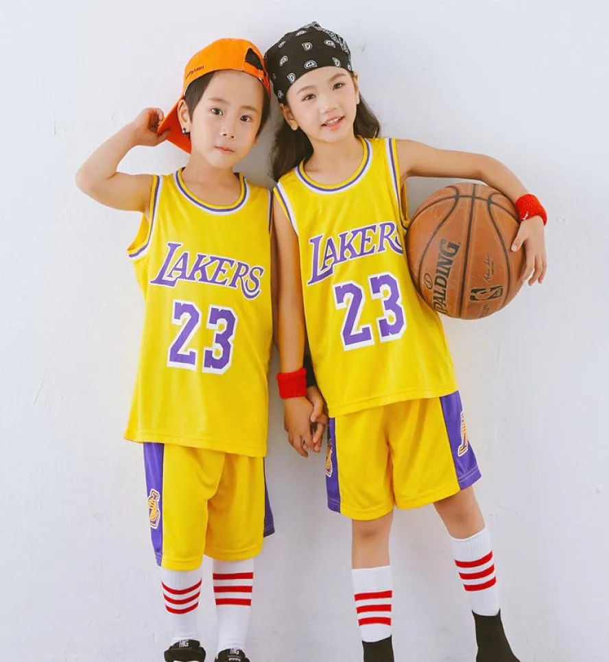 New 2020 American Basketball 23james Super Basketball Star Custom Basketball Clothing Outdoor Sports Clothing For Big Children7900725