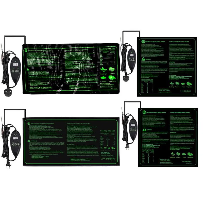 View of Reptile Heat Mat with Adjustable Temperature Controller, Warm Pad ...
