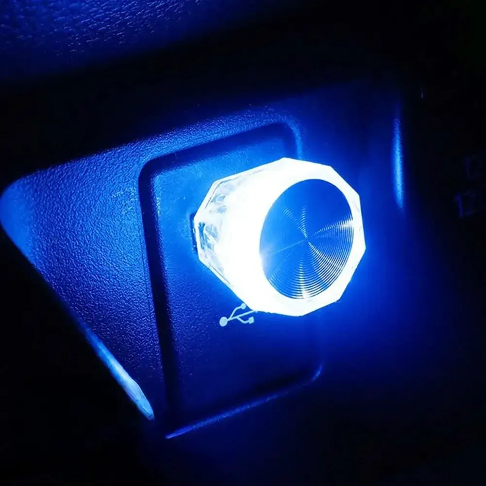 Car Cigarette Lighter USB Atmosphere Lamp LED Mini Colorful Night Light  Wiring-Free Interior Lighting from Dhgate Car Cigarette Lighter