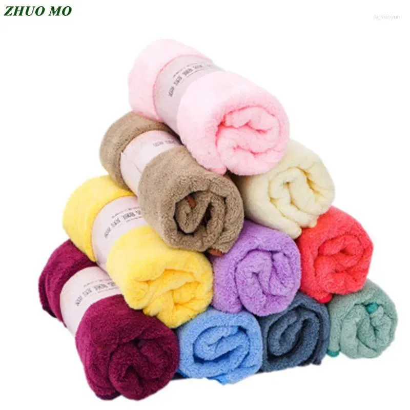 Serviette à serviette en microfibre douce pour les adultes rose super absorbant salle de bain maison douche de voyage cadeau des hommes épais femmes