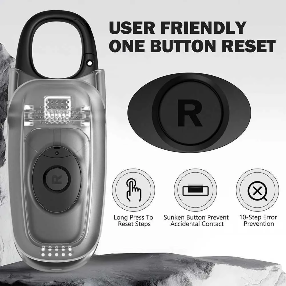 Tracking Footsteps Precision Digital Step Tracker: Portable 3D Trisport Pedometer for ...