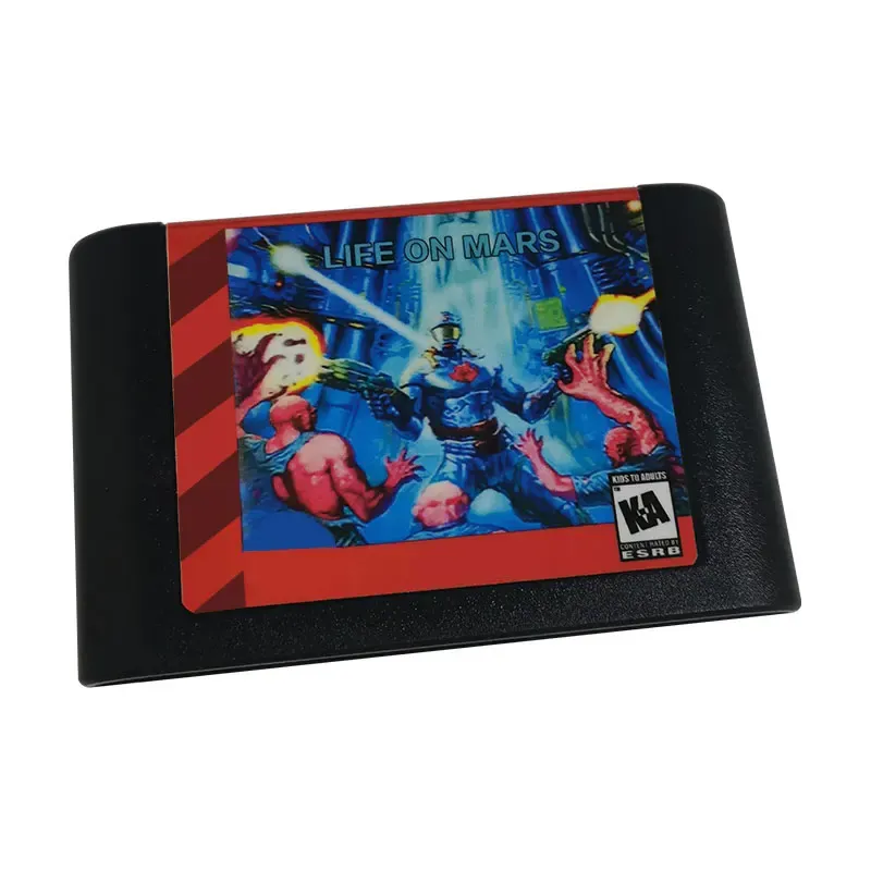 Accessories 16 Bit Game Cartridge LIFE ON MARS MD Card For PAL and NTSC Original Genesis/Mega Drive Video Game Console