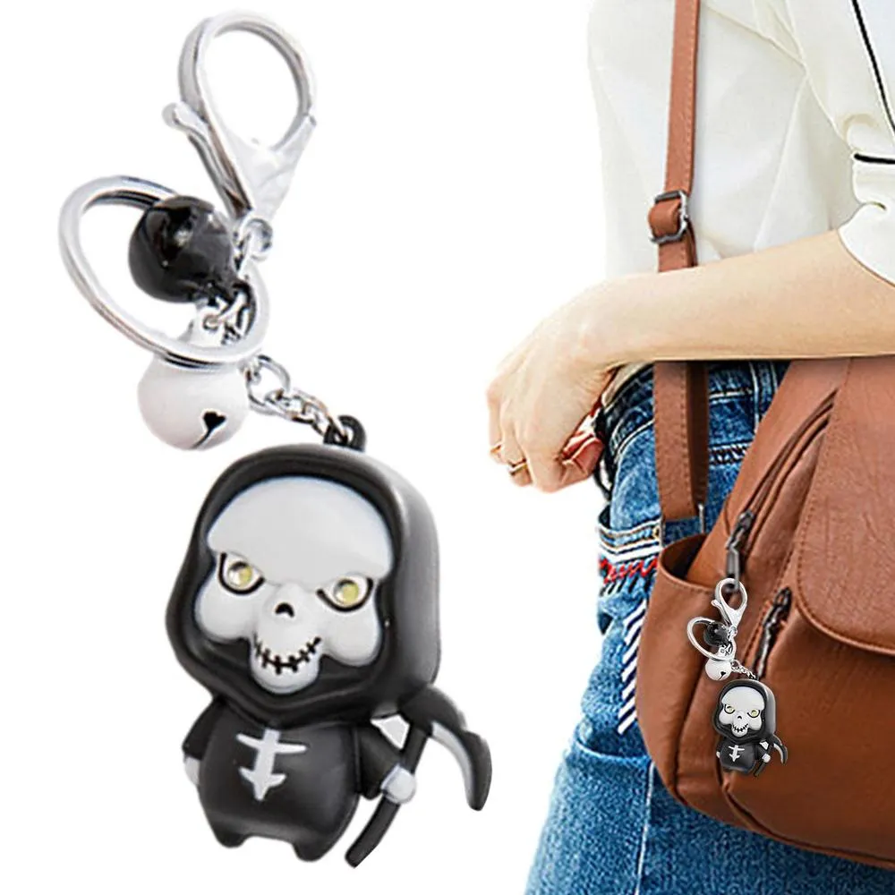DHgate.com:Halloween Ghost Keychain with LED Light and Sound