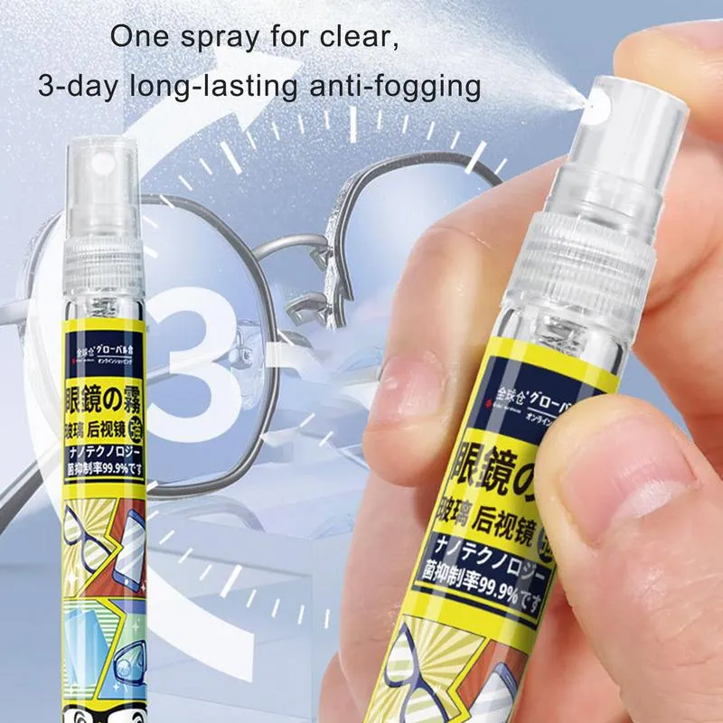 Lens Defogger DHgate.com:Anti-Fog Spray for Glasses, Goggles & Masks - 10ml, Clear ...