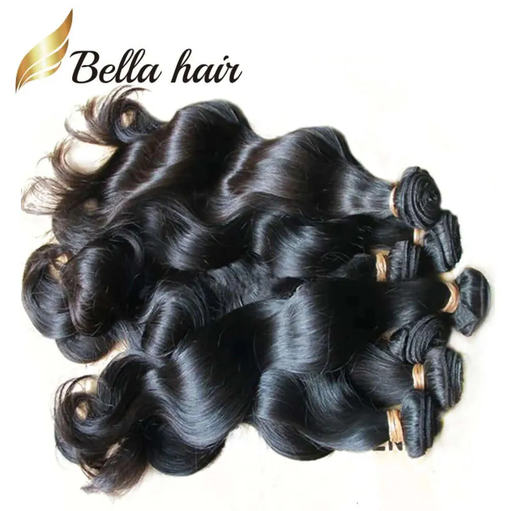 Extensões capilares brasileiras tecem qualidade Dyenable Natural Peruvian Malaysia Virgem Indian Virgin Human Human 3 Bundles Wavy Wavy Julienchina Bella