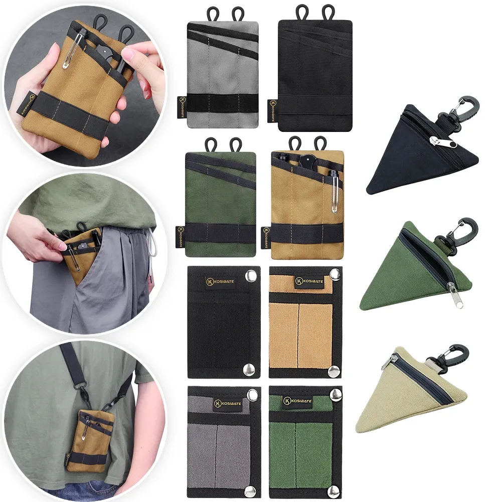 Pochette De Taille EDC Légère - Mini Portefeuille Tactique Camping