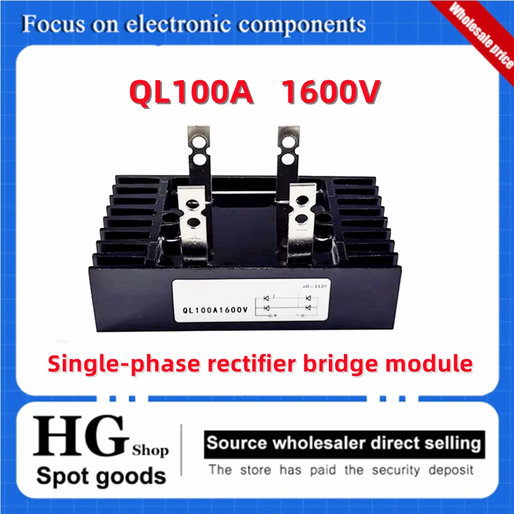 High-Power SQL100A1600V Single/Three-Phase Bridge Module Rectifier, 40 ...