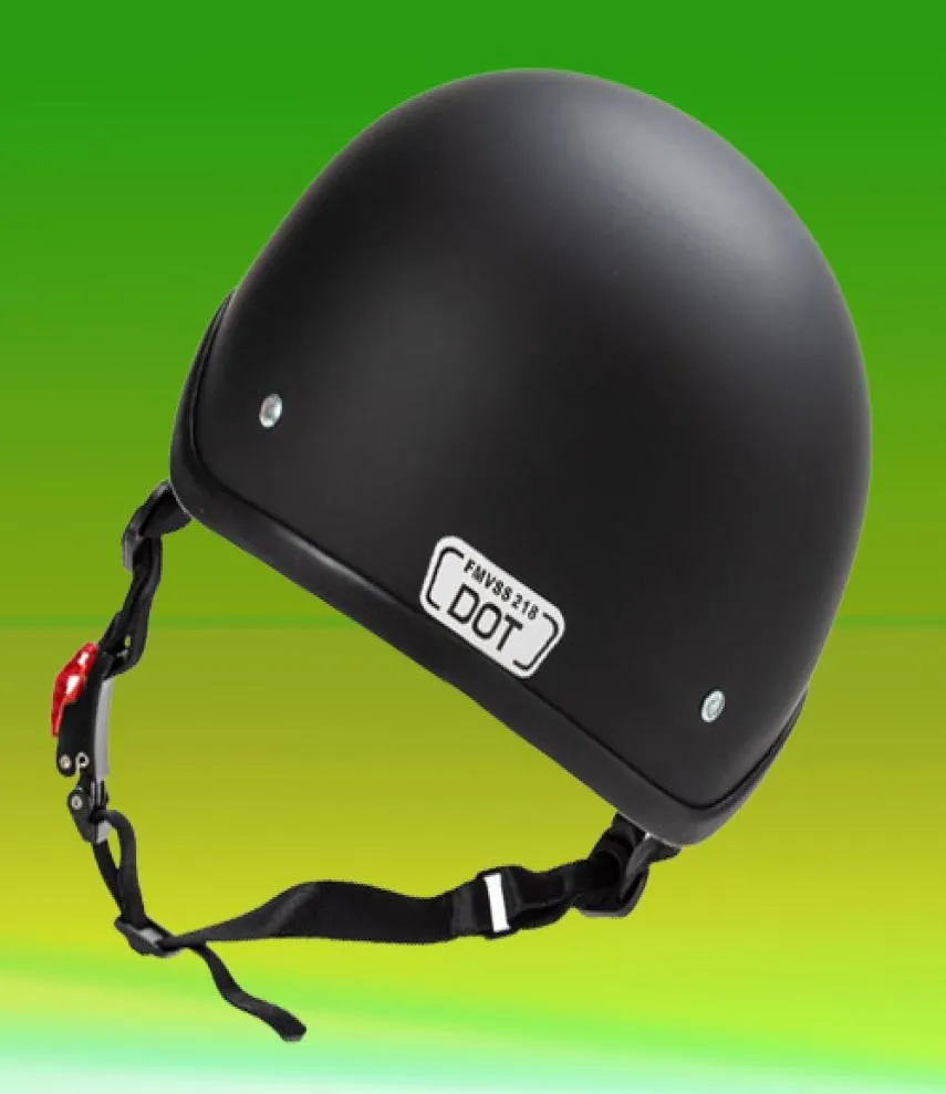 Motorradhelme Punkt zugelassener Motobike -Helm halbe Gesichts -ABS -Schale für Mann und Frau1287221